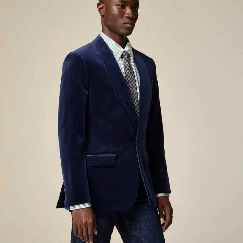 J. Crew Ludlow‎ Velvet Tuxedo Jacket/Blazer